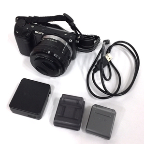 1円 SONY NEX-5R E 3.5-5.6/PZ 16-50 OSS ミラーレス一眼 デジタルカメラ C141457の画像1