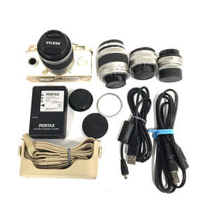 1円 Pentax Q-S1 SMC PENTAX 1:2.8 15-45mm 含む ミラーレス一眼 デジタルカメラ レンズ セット C100759