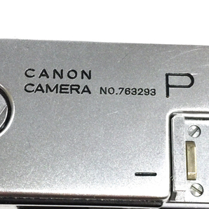 Canon MODEL P 50mm 1:1.8 レンジファインダー フィルムカメラ マニュアルフォーカスの画像7