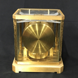 ジャガールクルト アトモス 5903 半永久空気時計 置時計 ゴールドカラー金具 約23.5×21×16cm ジャンクの画像4