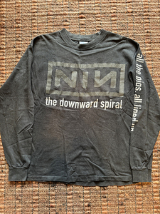 Special 本物 当時物 ビンテージ ナインインチネイルズ nine inch nails ロンT Lサイズ rage against the machine バンド Tシャツ vintage