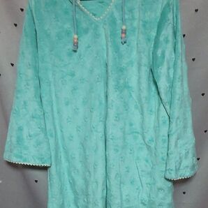 星型ルームチュニックパーカー グリーン Mサイズ