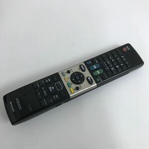 18545 SHARP シャープ テレビリモコン GA863WJSA