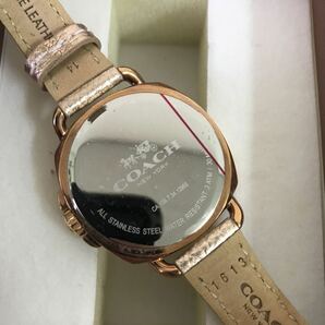 D/ 未使用保管品 COACH コーチ TATUM CO-14502629 レディース 腕時計 クォーツ ローズゴールドの画像3