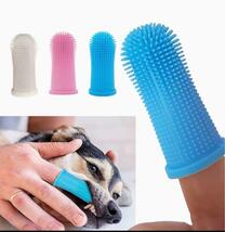 犬 猫 用 歯ブラシ 6個セット シリコン製　ペット 歯磨き　簡単　指サック_画像3