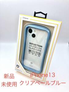 iPhone13専用 iFace Reflection クリアペールブルー