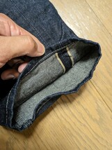 Johnbull ジョンブル デニムパンツ リネン混合 スリムテーパード 糊付き ジーンズ リーバイス SLIM Levis_画像3