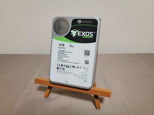 Seagate エンタープライズ Exos X18 12TB ST12000NM000J 3.5インチ HDD ヘリウム SATA 12TB 使用時間19時間 動作OK スキャン済み