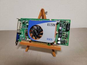 ELSA GLADIAC FX935 128MB GeForce FX 5900 AGP接続 DDR 128MB D-Sub DVI GPUカード 動作OK