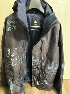 美品　バートン BURTON スノーボードジャケット　Sサイズ　MB GORE RADIAL JACKET サイズS バートン GORE-TEX ゴアテックス メンズ