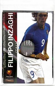 EURO 2004 Official Licensed Product CD-ROM Card Filippo Inzaghi 