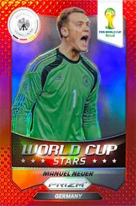 PANINI Prizm World Cup 2014 NO.17 Manuel Neuer Red Parallel 68/149