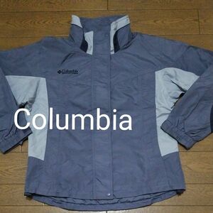 Columbia ナイロンジャケット　メンズ　レディース　グレー系　USA-WOMENS-M