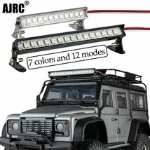 Rc カールーフランプ 7 色と 12 モード Led ライトバー 1/10 クローラートラクサス TRX4 S22d6346167700_画像1