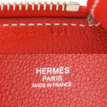 HERMES/エルメス ボリードリラックス35 T刻印 レディース ハンドバッグ ヴォーシッキム レザー 本革 赤系 [NEW]★52LA59_画像8