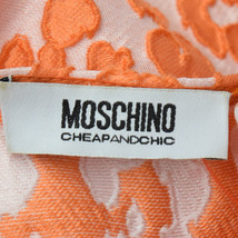 MOSCHINO CHEAP AND CHIC/モスキーノチープアンドシック レオパード柄 ワンピース フレンチスリーブ オレンジ [NEW]★51GA92_画像6