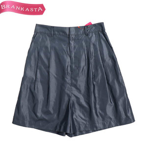 [ beautiful goods ]Ray Beams/ Ray Beams lady's shorts wide tuck entering lustre short pants 0 navy [NEW]*51FH39