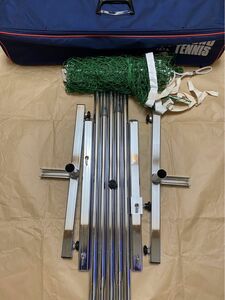 バウンドテニス用具セット　バウンドテニスポール（ネット付き）＋ネット