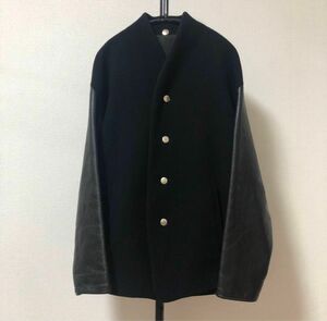 希少　美品　the Sakaki stadium jumper 袖牛革 サカキ