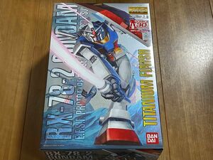 未開封 MG 1/100 RX-78-2 ガンダム Ver.2.0 チタニウムフィニッシュ