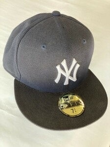 ニューエラ NEW ERA キャップ 帽子 7 3/4 61.5cm 59 FIFTY ニューヨークヤンキース フィフティ ネイビー 紺 RN11493 CA40289 ベースボール