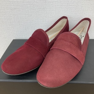 Repetto × Shinme Repet × Symmet Loafer Loafer 36 Bordeaux Red