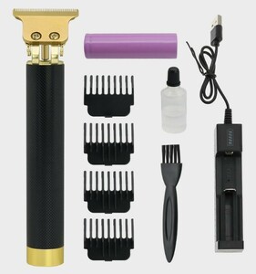  barber's clippers trimmer men's electric barber's clippers cordless 4 -step adjustment bed use possibility 