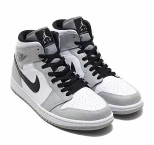 ◎ 新品未使用 JORDAN BRAND AIR JORDAN 1 MID LT SMOKE GREY/BLACK-WHITE 24SP-S ナイキ ジョーダン ブランド エア ジョーダン NIKE ◎