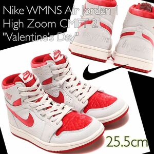 Nike Wmns Air Jordan 1 High Nike Women Air Jordan 1 High Zoom Cmft 2 День святого Валентина (DV1304-106) Белый 25,5 см коробки