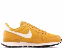 NIKE WMNS INTERNATIONALIST SEナイキ ウィメンズ インターナショナリスト SE (872922-700) ゴールドスエード23cm箱あり_画像5