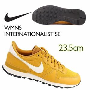 WMNS INTERNATIONALIST SE GOLD SUEDE/PHANTOM ナイキ ウィメンズ インターナショナリスト SE (872922-700) ゴールドスエード23.5cm箱あり