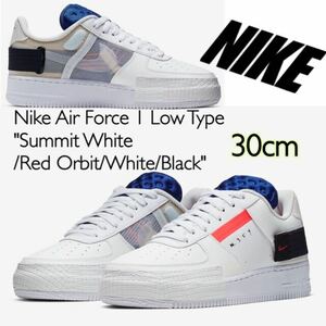 Nike Air Force 1 Low Type ナイキ エアフォース1 ロー タイプ サミットホワイト/レッドオービット（CI0054-100）白30cm箱あり