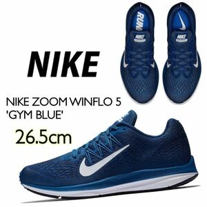 NIKE ZOOM WINFLO 5 'GYM BLUE'ナイキ ズーム ウィンフロー 5(AA7406-400)青26.5cm箱あり