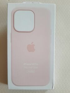 アップル純正 iPhone14proシリコンケース　ピンク