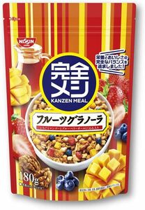 【完全メシ】 日清食品 フルーツグラノーラ 180g×8袋