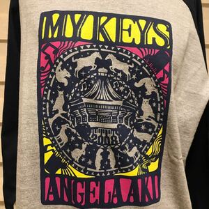 バンドT ANGELA AKI MYKEYS 2008 七分袖Tシャツ ユニセックス