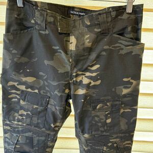 米軍実物TACTICAL PANTS W34 カモフラ