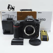 ★ショット数27,990回・元箱付き新品級★ Nikon ニコン デジタル一眼レフカメラ D850 ブラック #2015_画像1