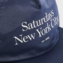 新品半額以下！定価７７００円☆SATURDAYS SURF NYC MILLER CAP サタデーズサーフ サテンロゴ ベースボールキャップ ハット 帽子 ゴルフ_画像1