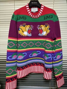  Gucci *mike-re period Tiger sweater *XS