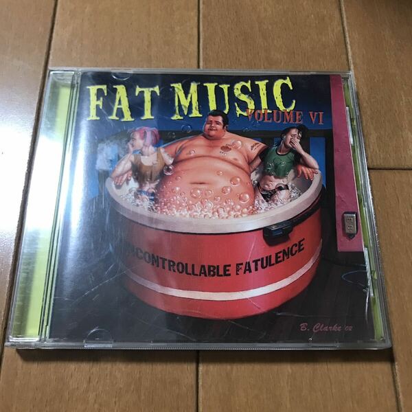 【送料無料・即決】Fat Music VI Uncontrollable Fatulence CD Lagwagon、Strung Out、No Use For A Name、NOFX