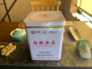 中茶牌　有名ブランド　中国茶　台湾茶　白茶　白牡丹　１００ｇ