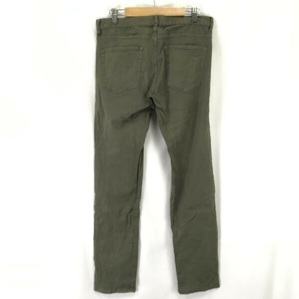 エディフィス/417 by EDIFICE☆麻混/春夏ワークパンツ【サイズM/股下80cm/カーキ/khaki】チノパンツ/jeans/Pants/Trouser◇cBH537