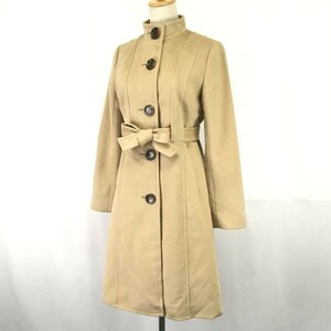 マイケルコース/MICHAEL KORS☆100％アンゴラ/スタンドカラーコート【6/レディースM程度/ベージュ/beige】Coat/Jacket/Jumper◇mBH603