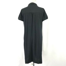 ジェイプレス/J.PRESS☆半袖ワンピース/膝丈【11号/レディースL/黒/black】春夏/シャツワンピース/Tops/Shirts/Dress◇cBH597_画像3