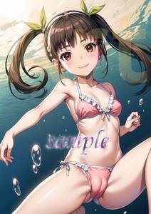 ★化物語：八九寺真宵【SSPD19T15】★A4ポスター 同人 特殊印刷 イラスト オリジナル 美少女 sexy セクシーアート 物語シリーズ