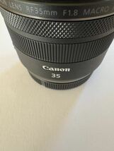 Canon レンズ キャノン LENS CANON RF35mm F1.8 MACRO IS STM マクロ　極美品　フィルター付き　フード付き_画像8