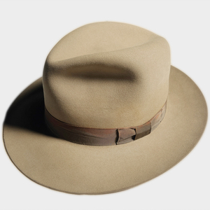 貴重! 60's STETSON 57.5CM RANGER HAT レンジャー ハット ステットソン キャンペーン VINTAGE HAT ヴィンテージ ハット レア タン BEIGE