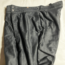 幻級! 30s フレンチ ライト ブラック モールスキン ワーク パンツ フランス FRENCH LIGHT BK MOLESKIN CHORE WORK PANT メタル レア 黒モル_画像9