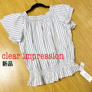 新品タグ付き クリアインプレッション トップス